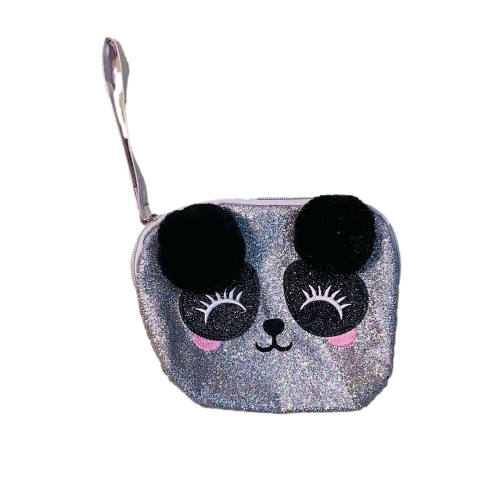 NWOT children’s cute cat mouse, character with pom-poms on top of eyebrows!